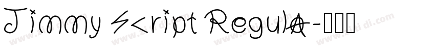 Jimmy Script Regula字体转换